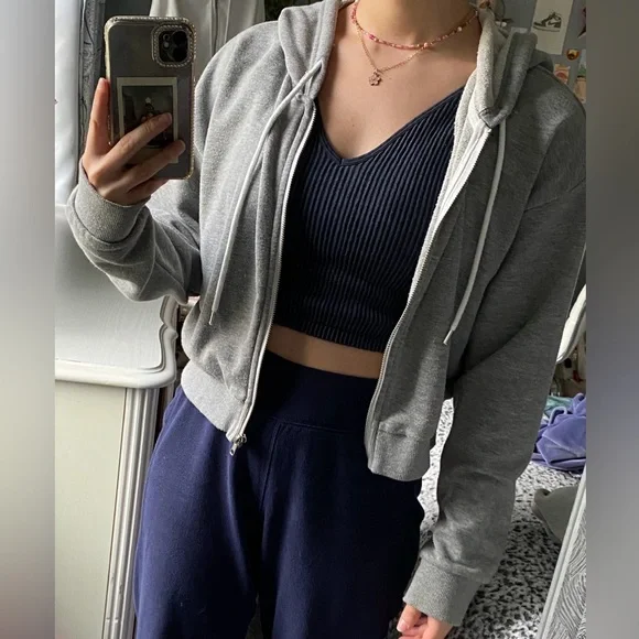 Forever 21 Light Gray Knit Sweater - Picture 3 of 5